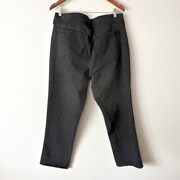 Abercrombie & Fitch 90s Straight Mid Rise Curve Love Jeans Women’s Size 32 SHORT - Picture 7 of 15